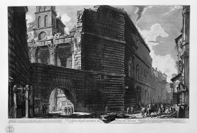 Vue des vestiges du Forum de Nerva - Giovanni Battista Piranesi